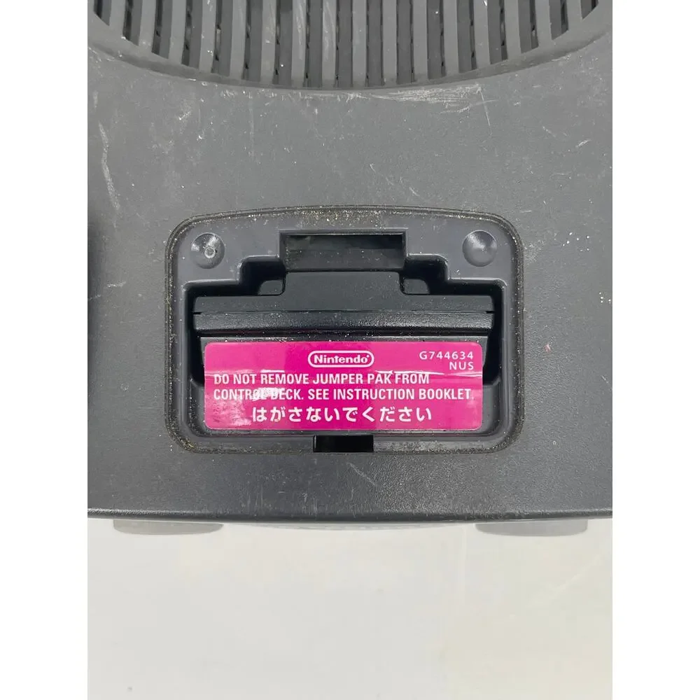 Nintendo 64 N64 Console Gray NUS-001 w/ Jumper Pak OEM
